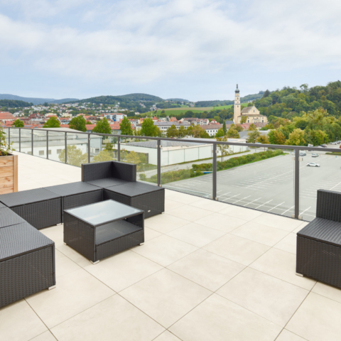 ITC2 plus Deggendorf, Dachterrasse