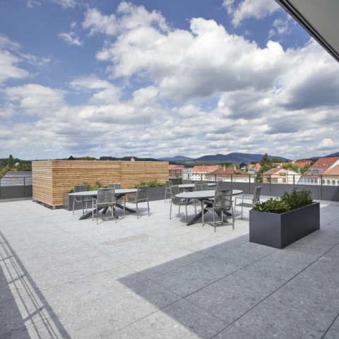 Westlicher Stadtgraben 4 Deggendorf, Dachterrasse mit Fernblick Westlicher Stadtgraben 4 Deggendorf, Dachterrasse mit Fernblick