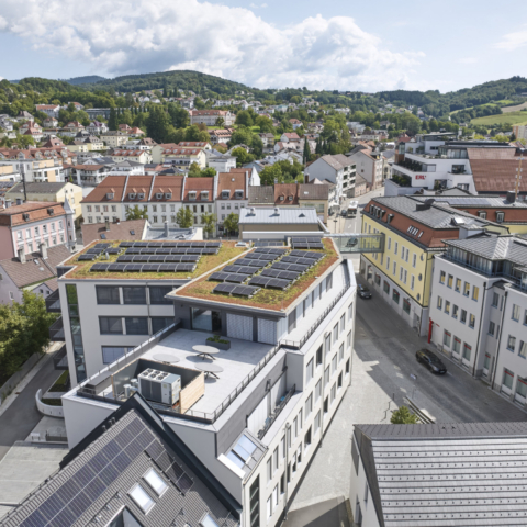 Westlicher Stadtgraben 4 Deggendorf, Luftansicht mit Altstadt Westlicher Stadtgraben 4 Deggendorf, Luftansicht mit Altstadt
